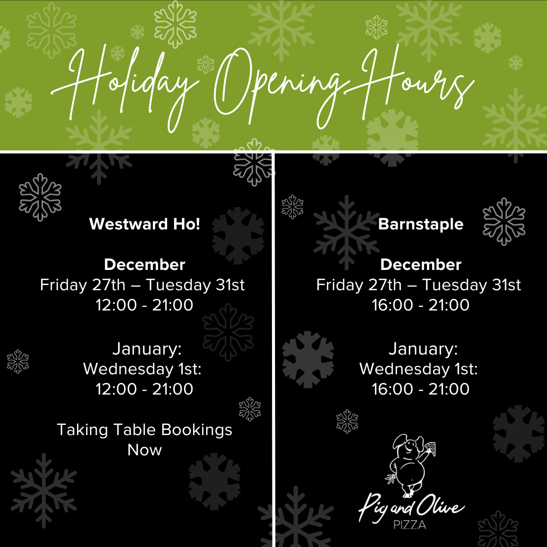 Holiday Opening Hours