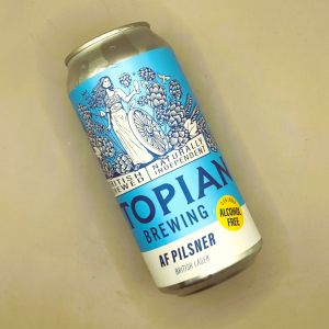 Utopian AF Pilsner - 440ml 0.5% abv